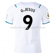 Manchester City Jalkapallo Pelipaidat 2021-22 Gabriel Jesus 9 Pelipaita Vieras